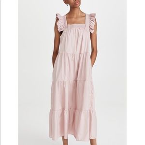 NWT English Factory Tiered Midi Dress